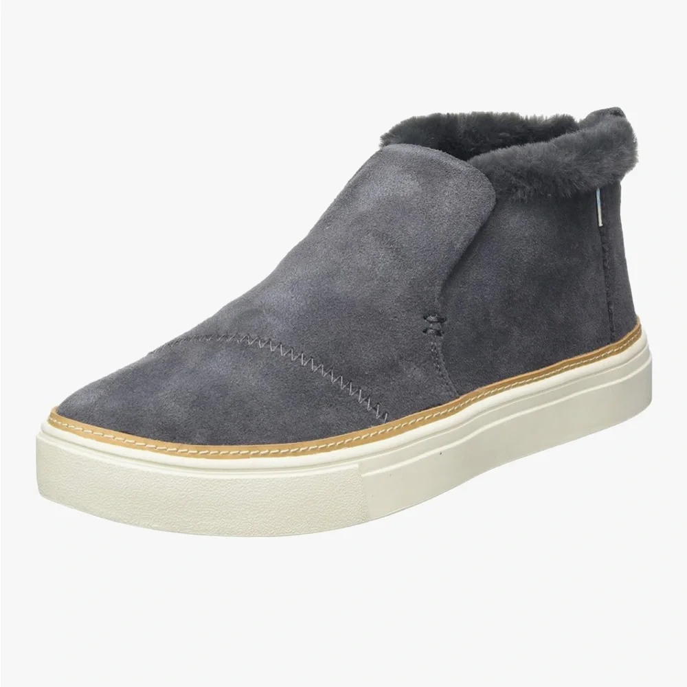 NWT TOMS Ortholite Paxton Sneaker in color Forged Iron Grey. - Picture 1 of 12